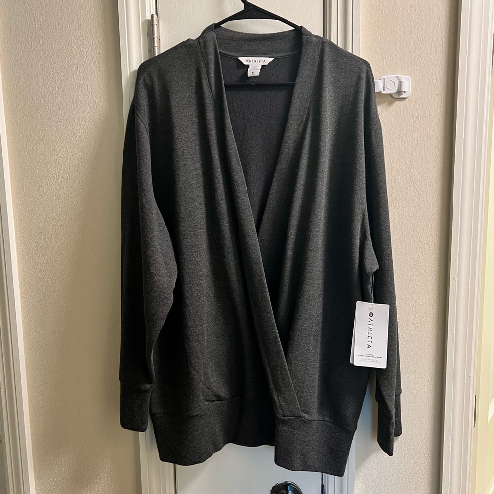Athleta wrap sweater